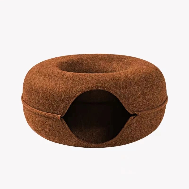 Lit Donut et Tunnel Interactif pour Chats 2 - en - 1™ - Mioumiou