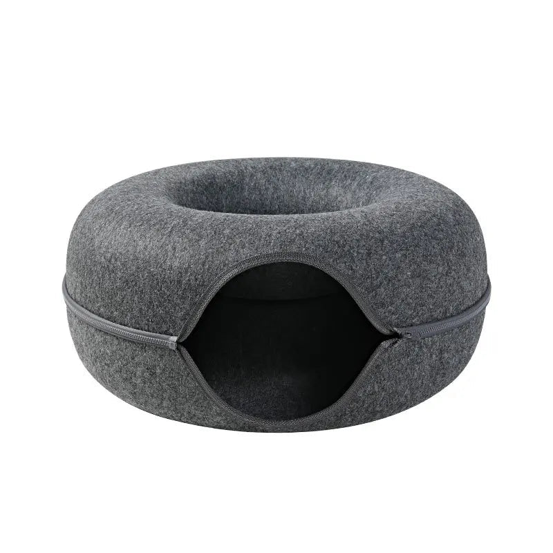 Lit Donut et Tunnel Interactif pour Chats 2 - en - 1™ - Mioumiou