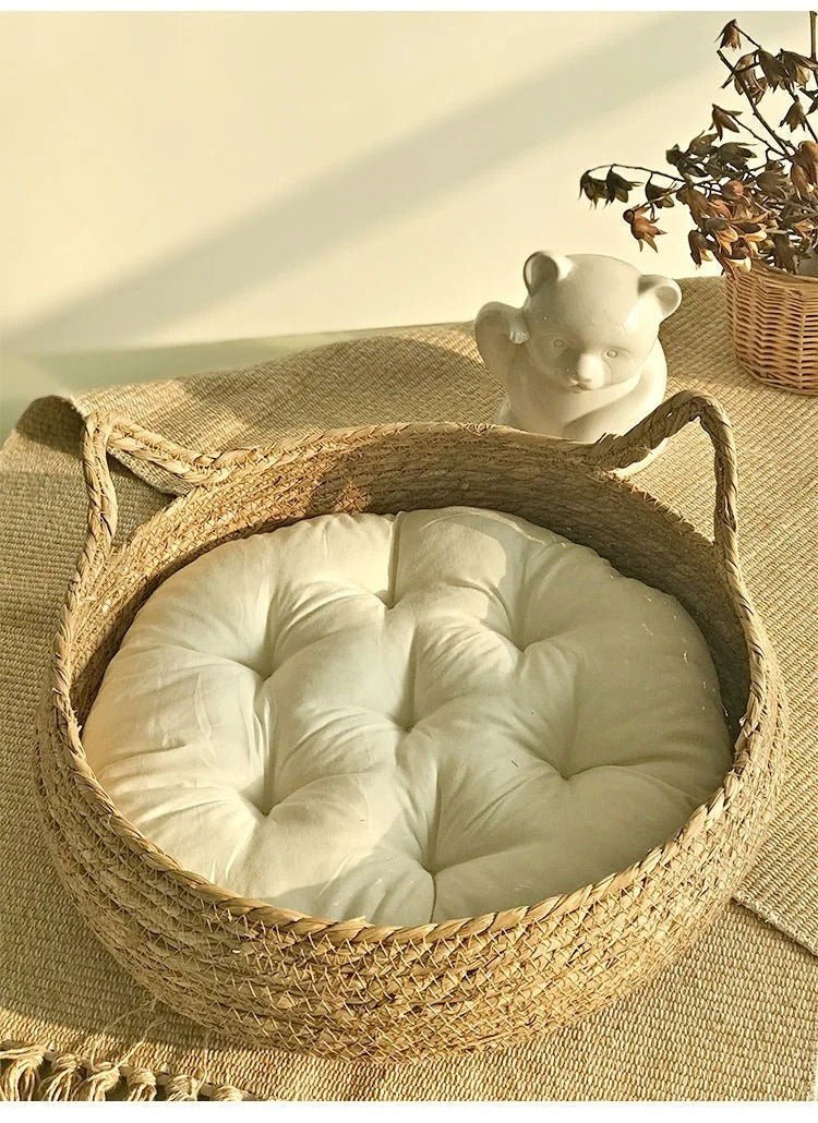 Panier pour chat en osier I ComfortMax™ - Mioumiou