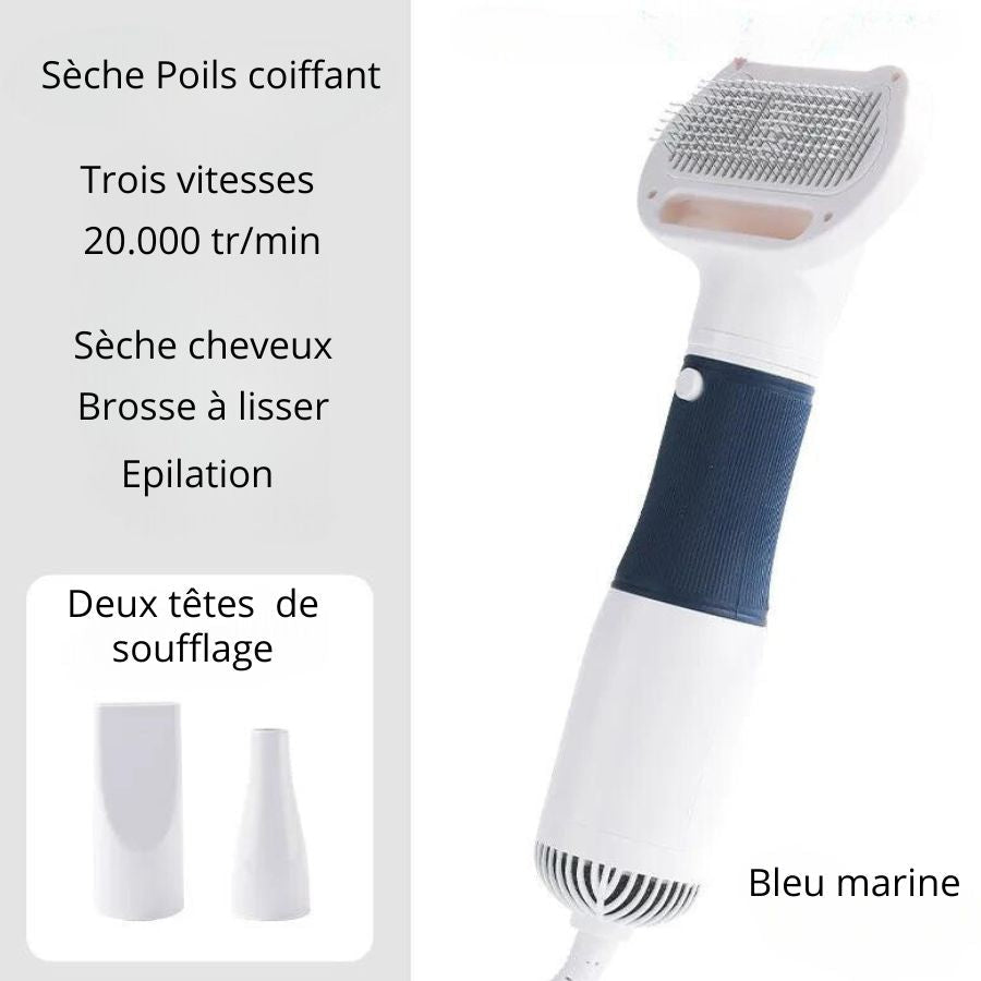 PelageDoux ™ I Sèche-Poils Silencieux 3 en 1 - Mioumiou